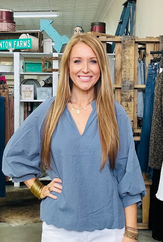 Delta Blue Top