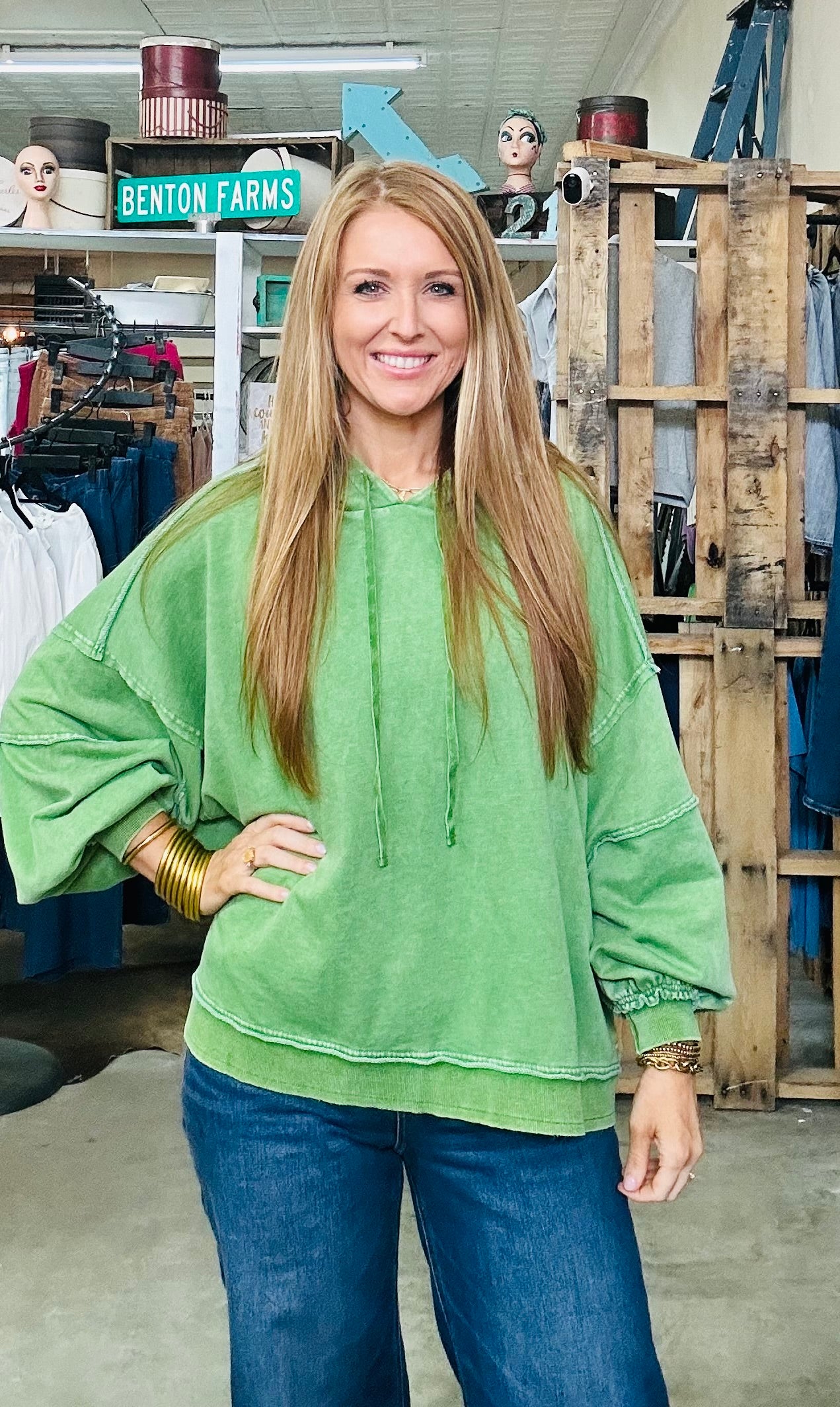 Juniper Green Hoodie