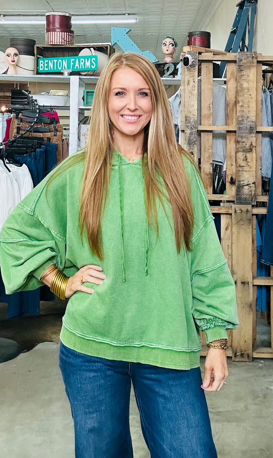 Juniper Green Hoodie