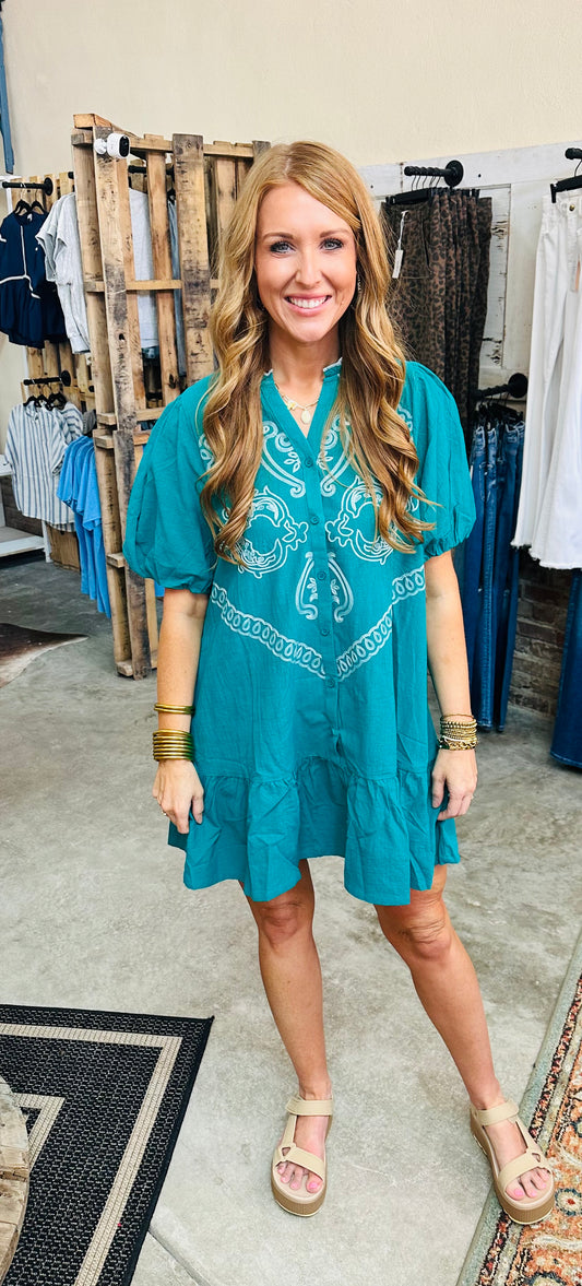 Emerald Belle Dress